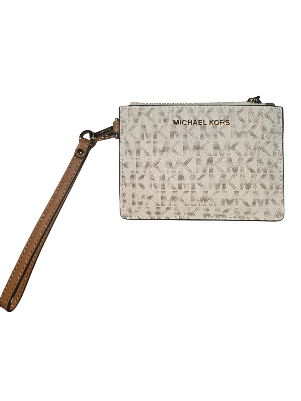 Michael Kors Vanilla Jet Set Small Coin Purse Tag