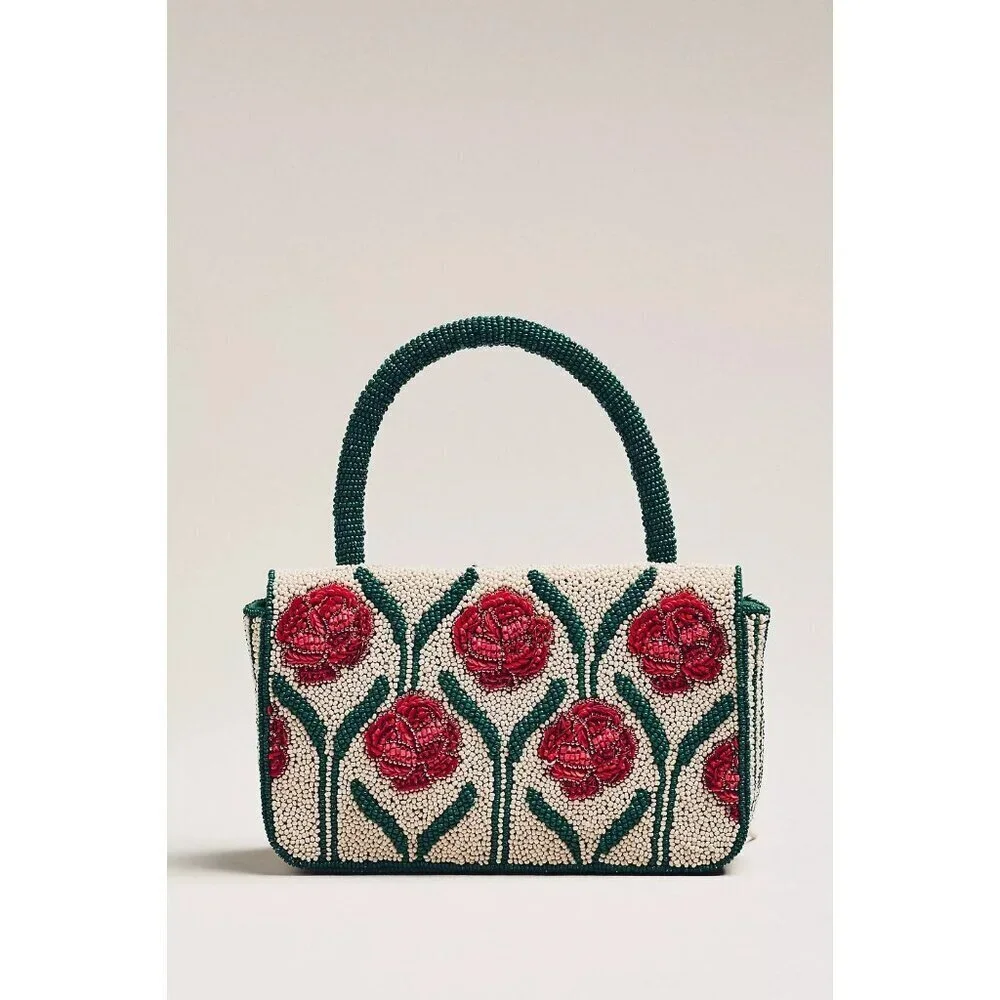 Anthropologie beaded fringe