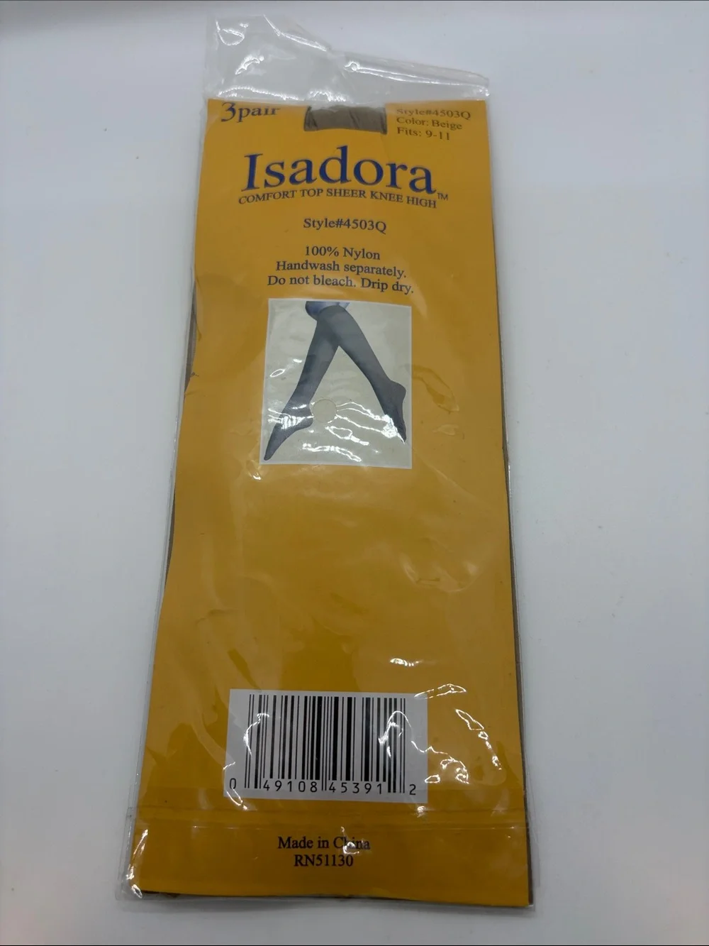 Isadora beige sheer