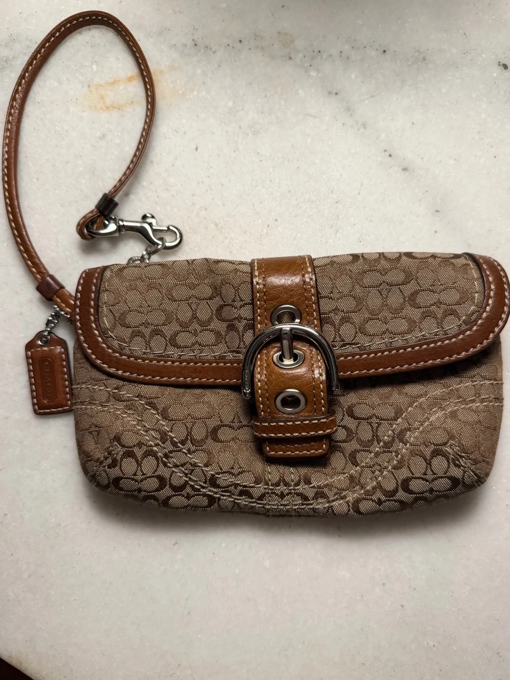 Vintage Coach Soho Wristlet