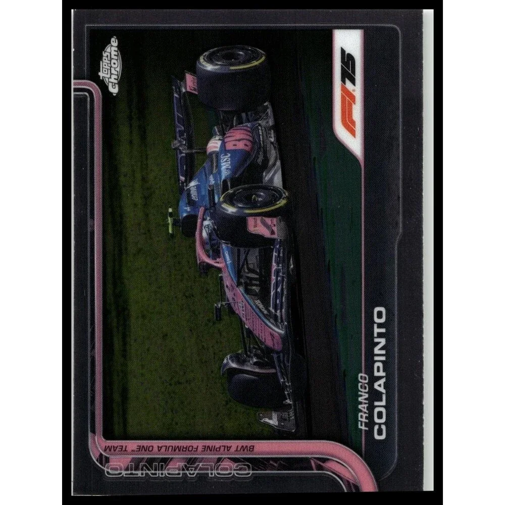 2025 Topps Chrome Formula 1 Franco Colapinto #87 BWT Alpine F1 Team