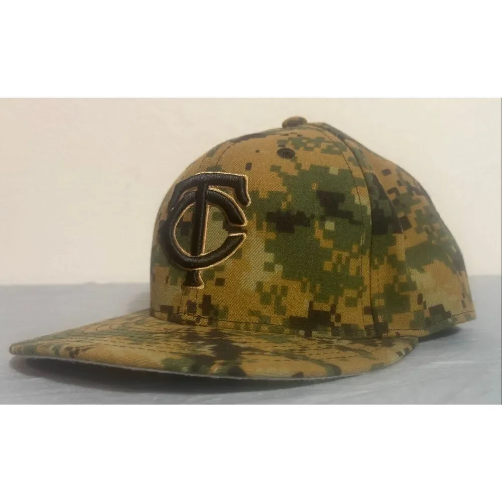 New Era 59Fifty Minnesota Twins Baseball Cap Fitted 6 7/8 Camo