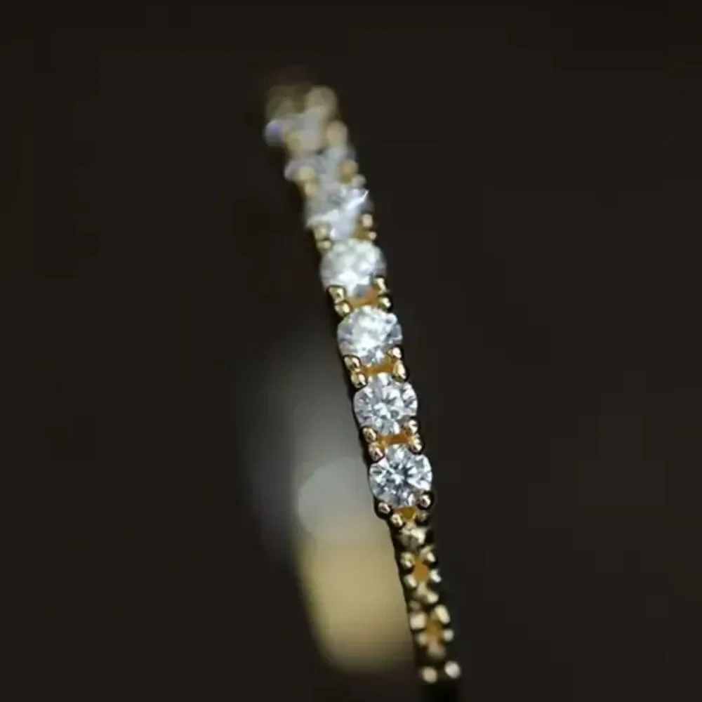 925 diamond simplicity ring sz 6
