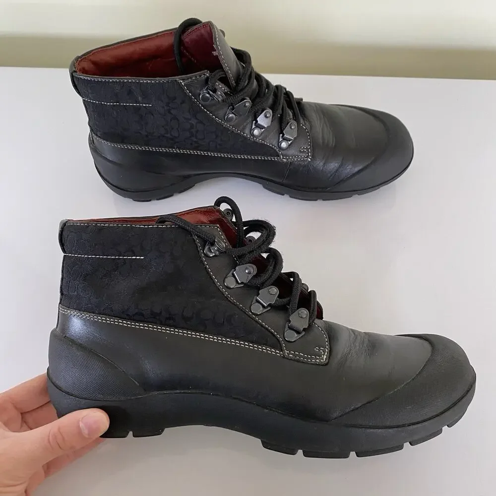 Coach lace wear boots