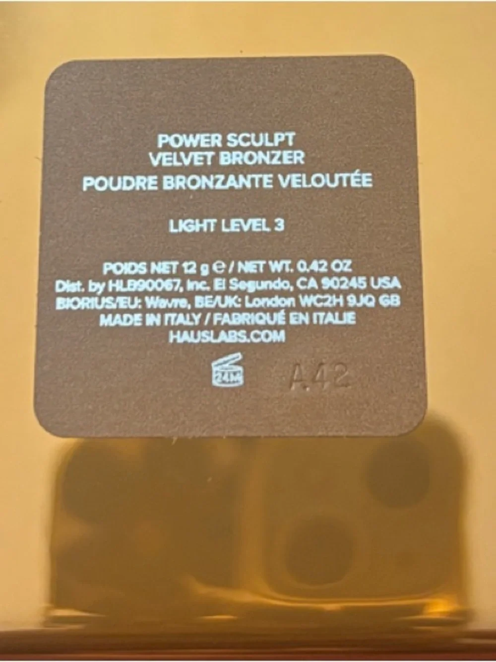 Haus Labs By Lady Gaga velvet powder
