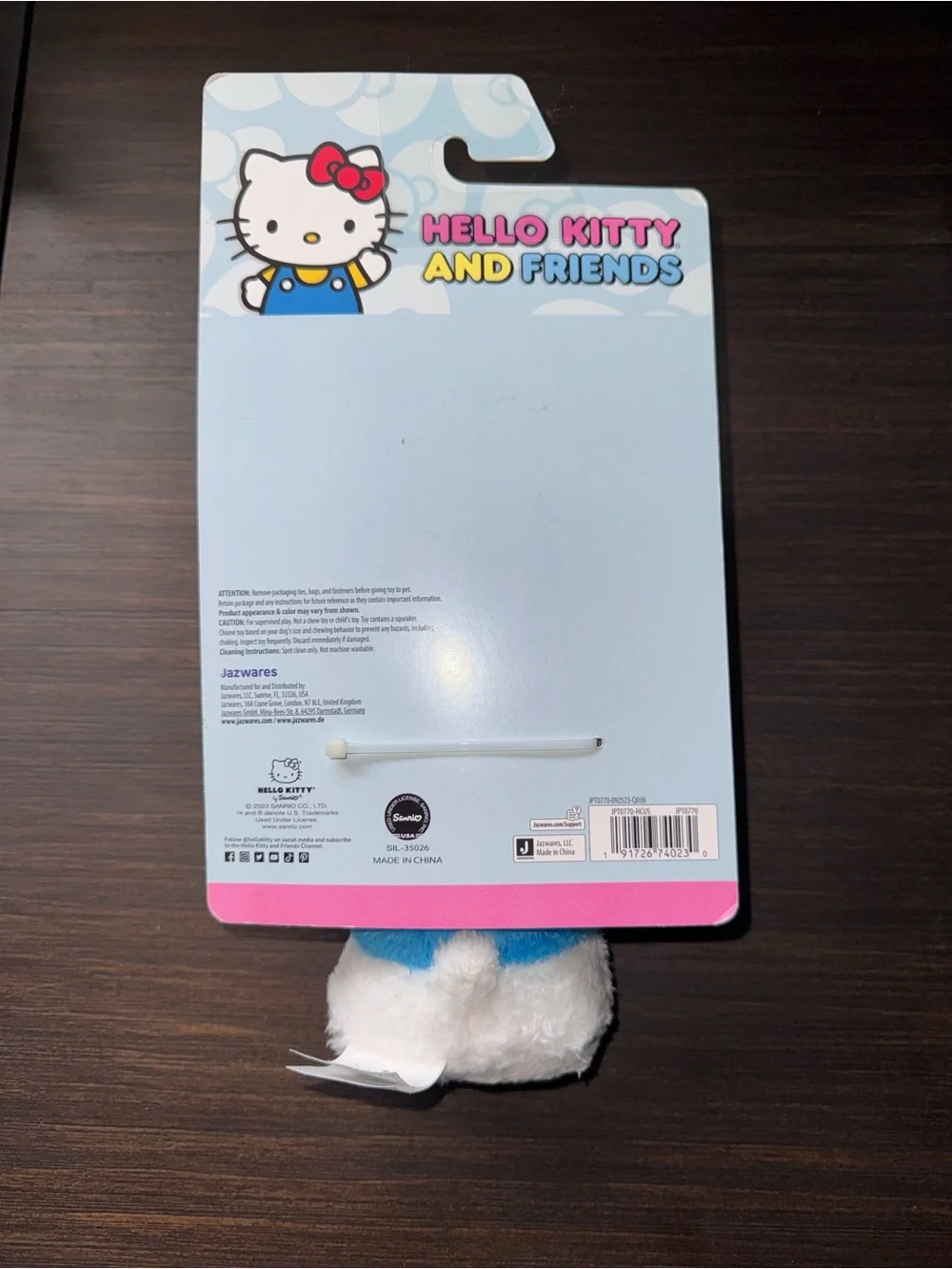 Sanrio approximate size