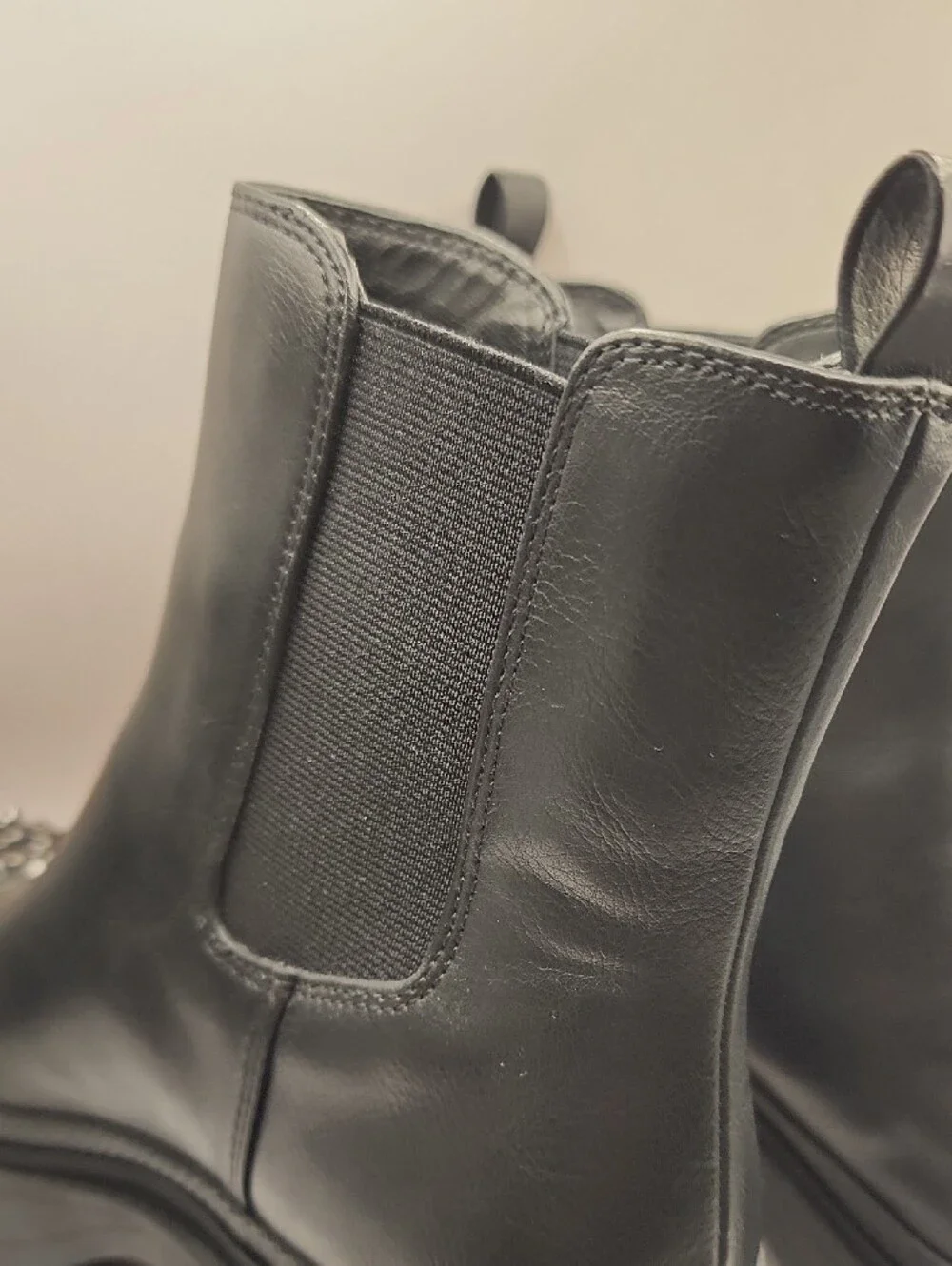 Jessica Simpson Black Studded Chelsea Platform Booties