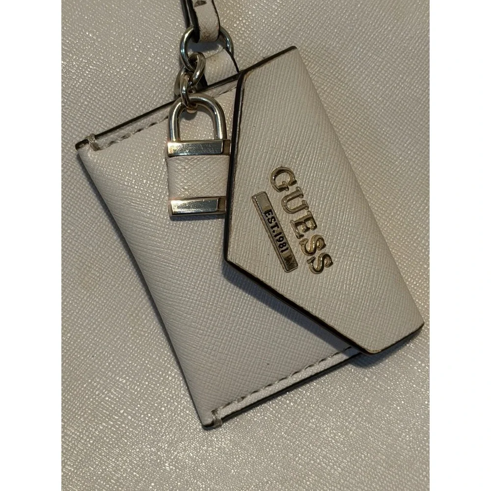 Guess cream saffiano