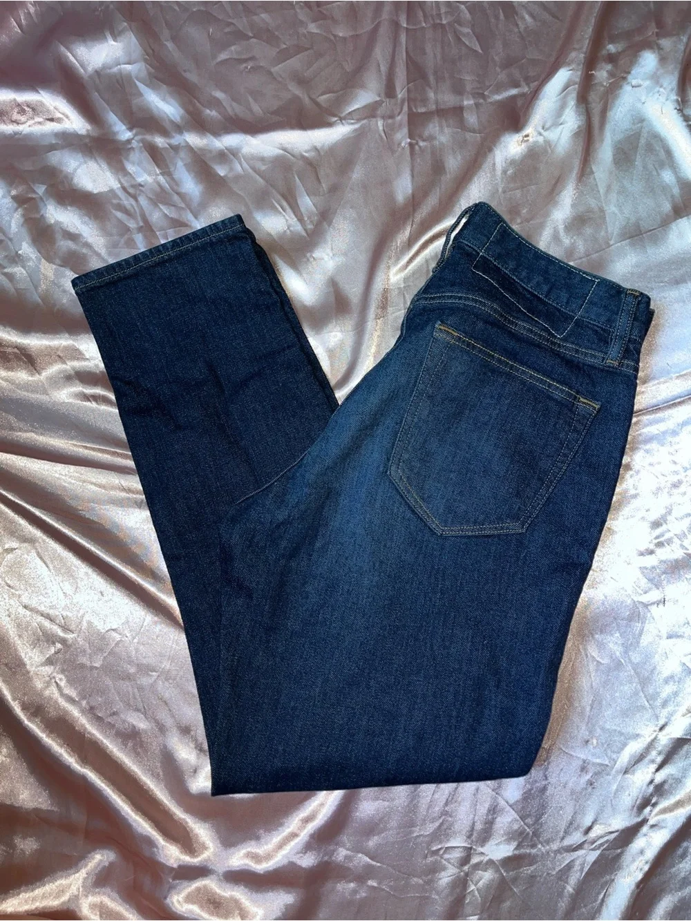 Banana Republic Athletic Tapered Fit Dark Indigo Jeans Size 31x30