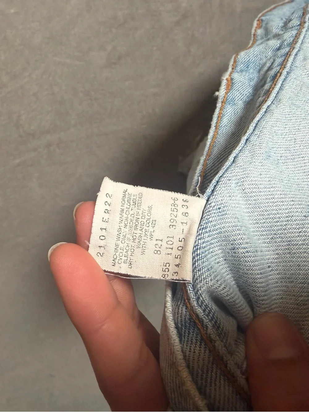 Levis light blue