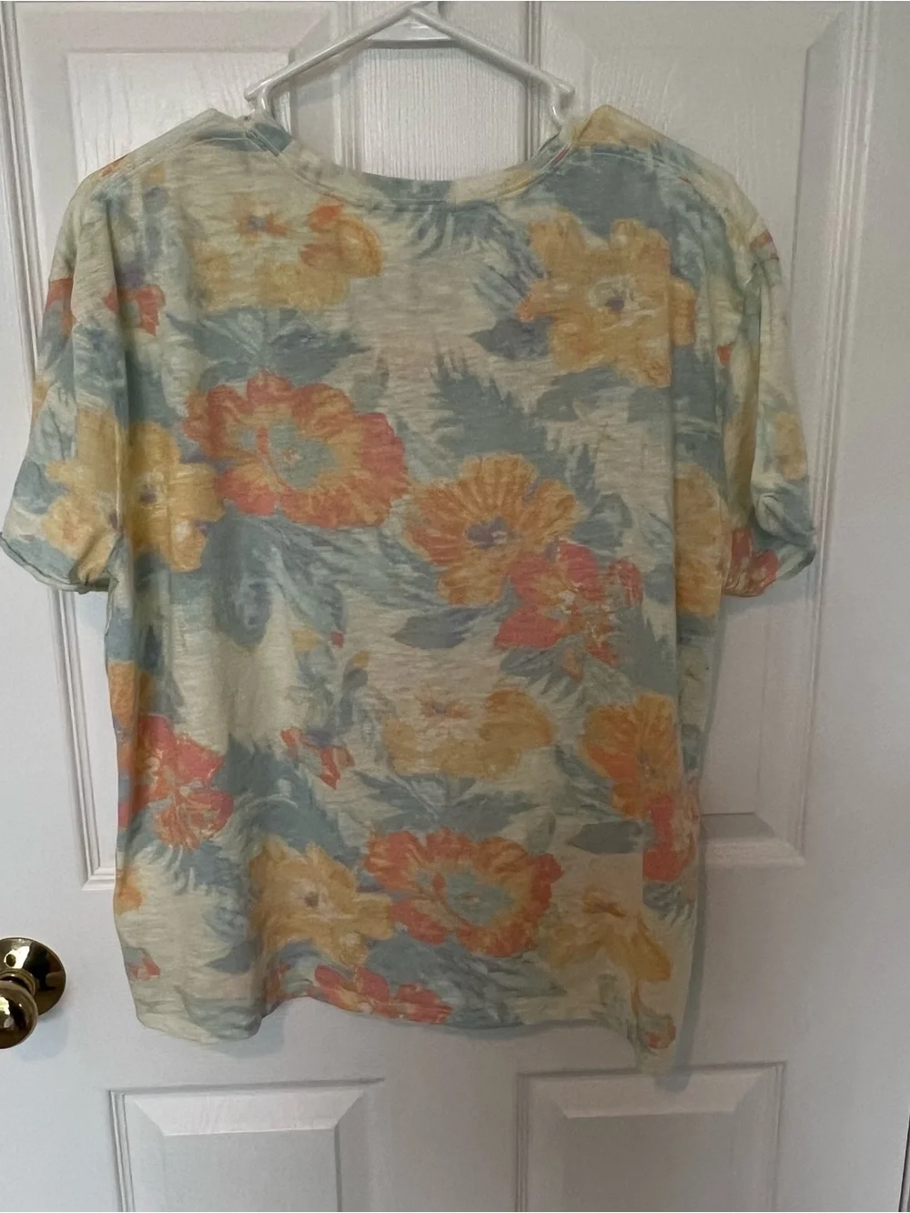 Free People  Short Sleeve Tee - Pastel Multicolor
