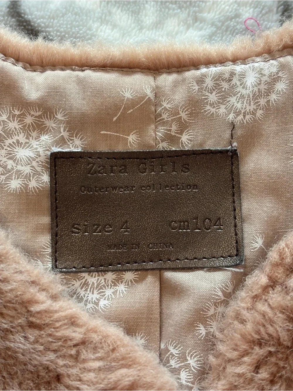 Zara plush faux