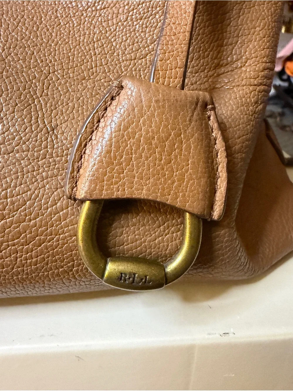 Lauren Ralph Lauren, stylish cognac