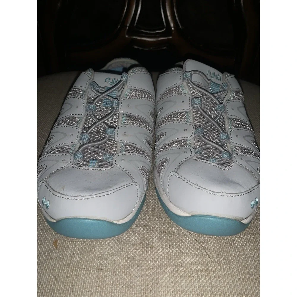 Ryka Womens Shoes 7 Tangie Gray White‎ Blue