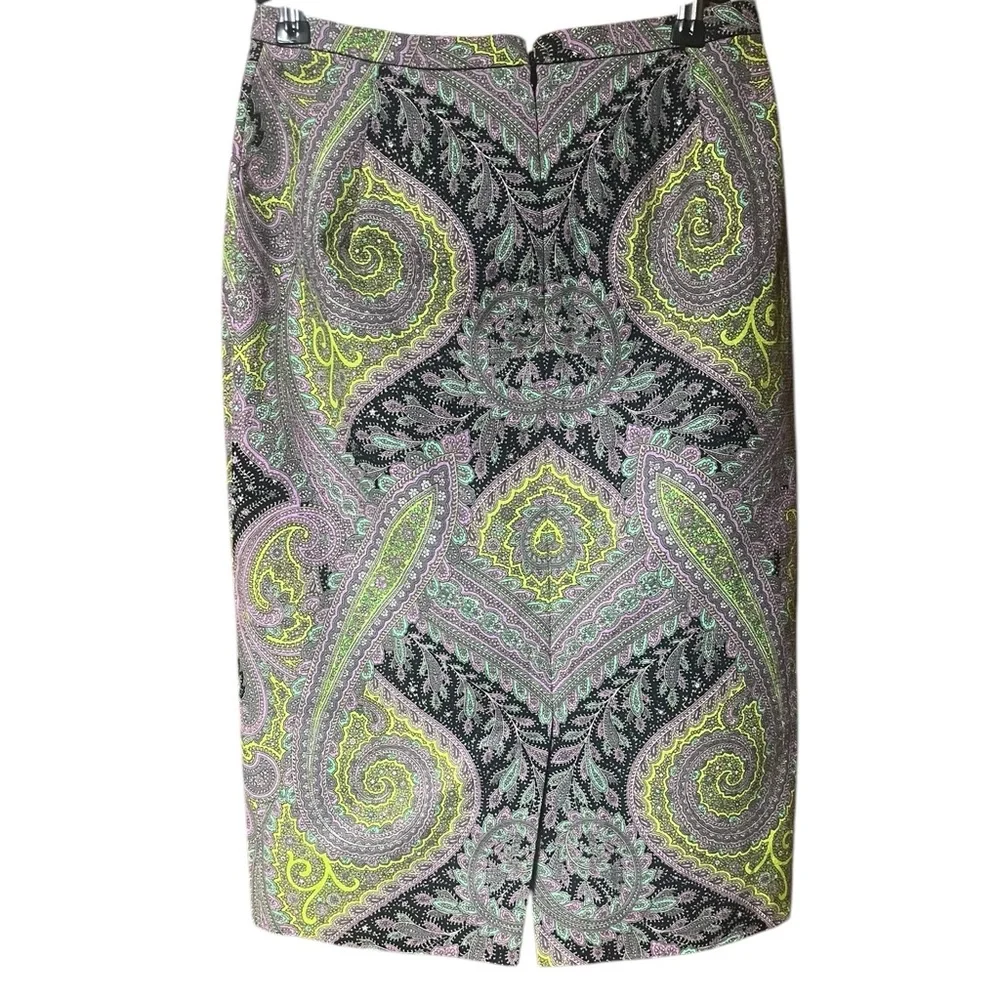 J. Crew colorful paisley