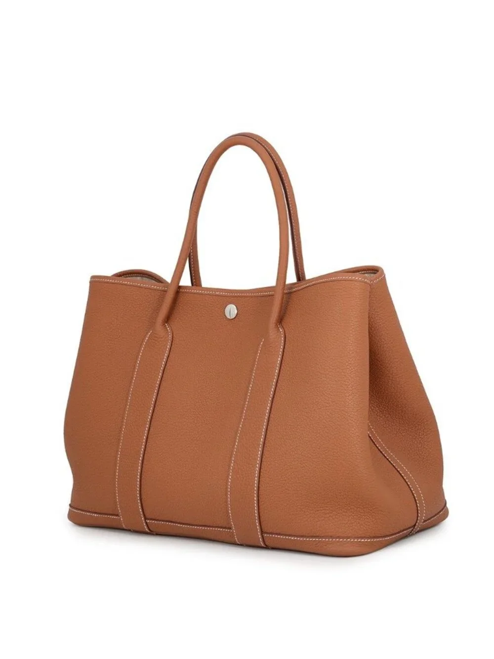 Hermes Tote Garden Party PM Gold Silver Negotiating