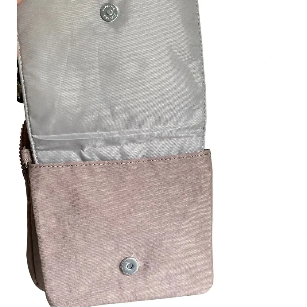 Kipling Eldorado Dusty Pink Crossbody Organizer‎ Travel Bag