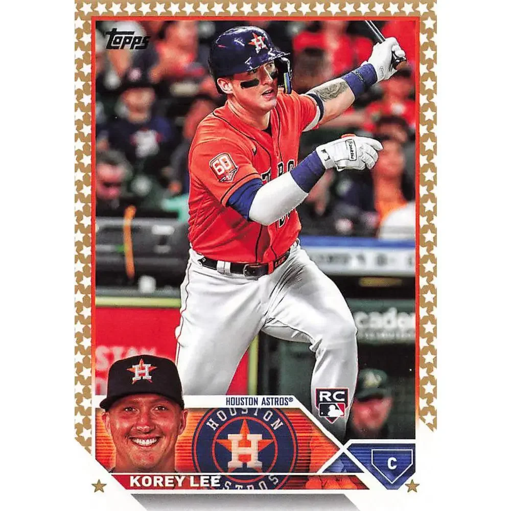 2023 Topps Gold Star Korey Lee Rookie #90 Houston Astros