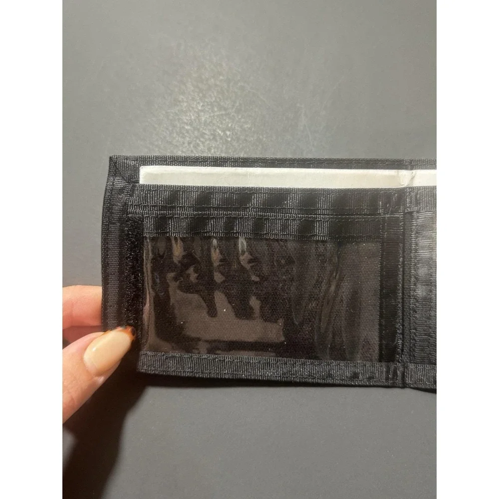 Y2K ZERO‎ School Sucks Skateboarding Black Canvas Wallet
