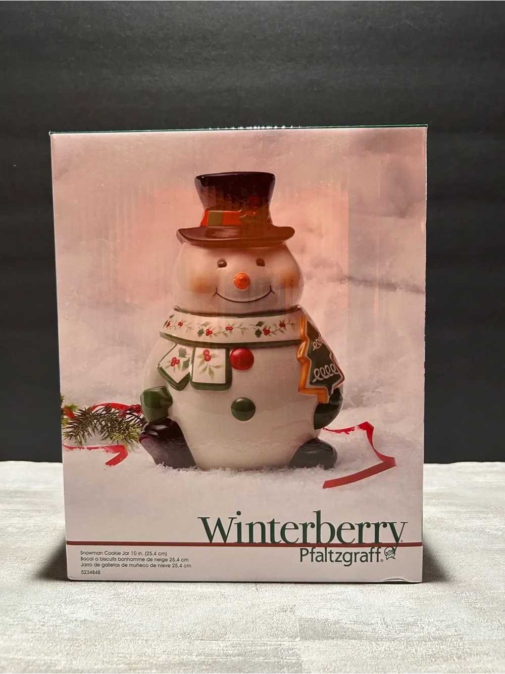 Pfaltzgraff winterberry snowman