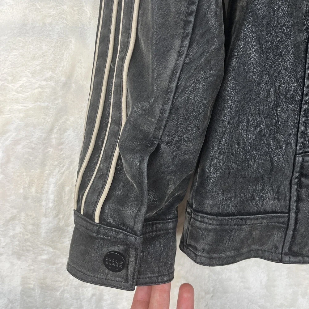 Buckle faux suede