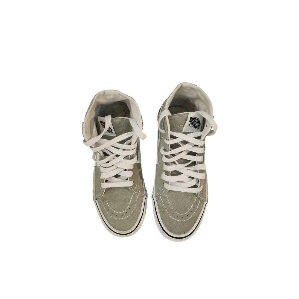 Vans Sk8-Hi Sage Green Suede High‎ Top Sneakers Women's Skate Shoes