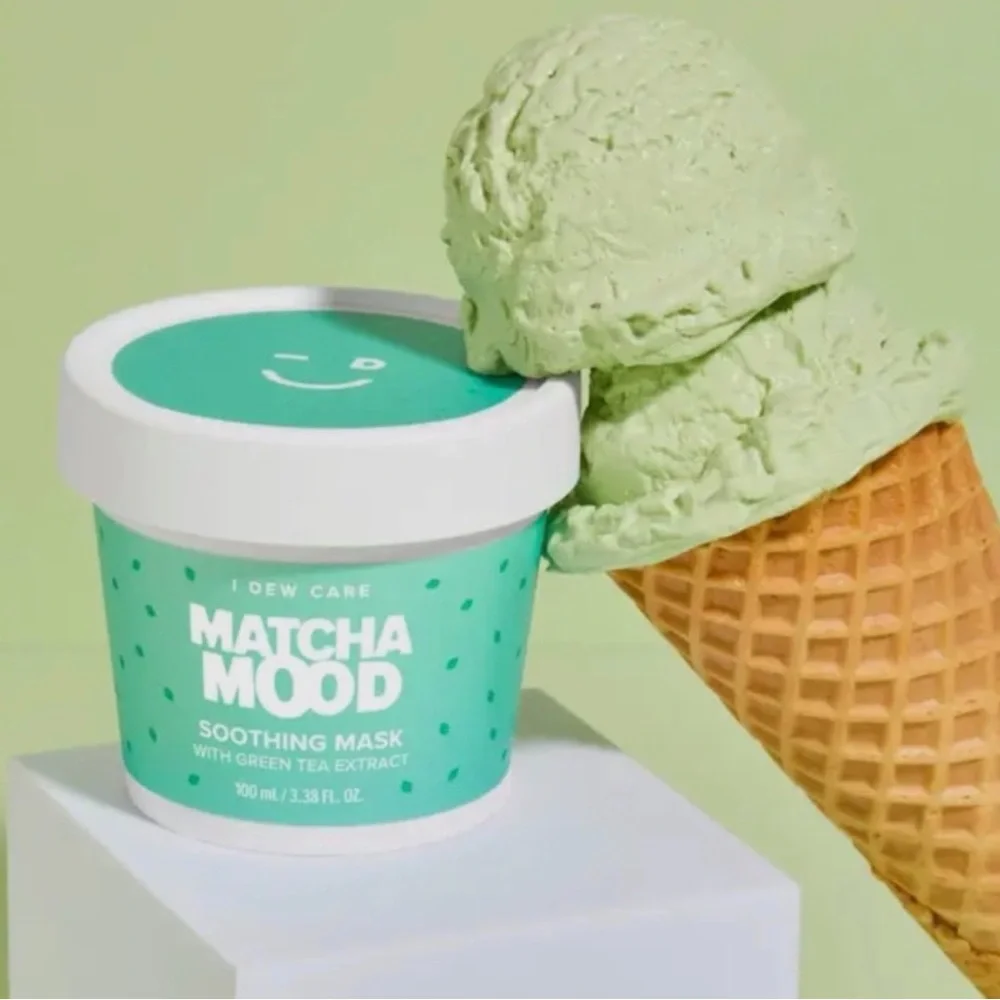 Matcha Mood I Do Care Soothing Green Tea Wash-Off Beauty Mask, 3.52 oz (100 g)