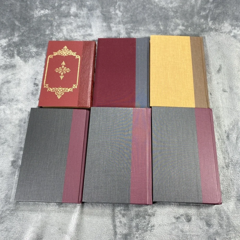 Edmund Burke Work Book Lot of 6 Legal Classics Library Leather Bind Liberty Fund