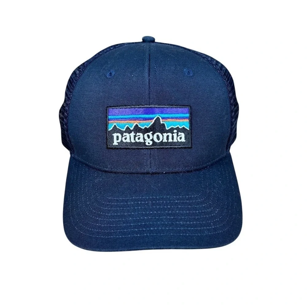 Patagonia‎ Trucker Hat Unisex One Size Blue Mesh Snapback Outdoor Casual