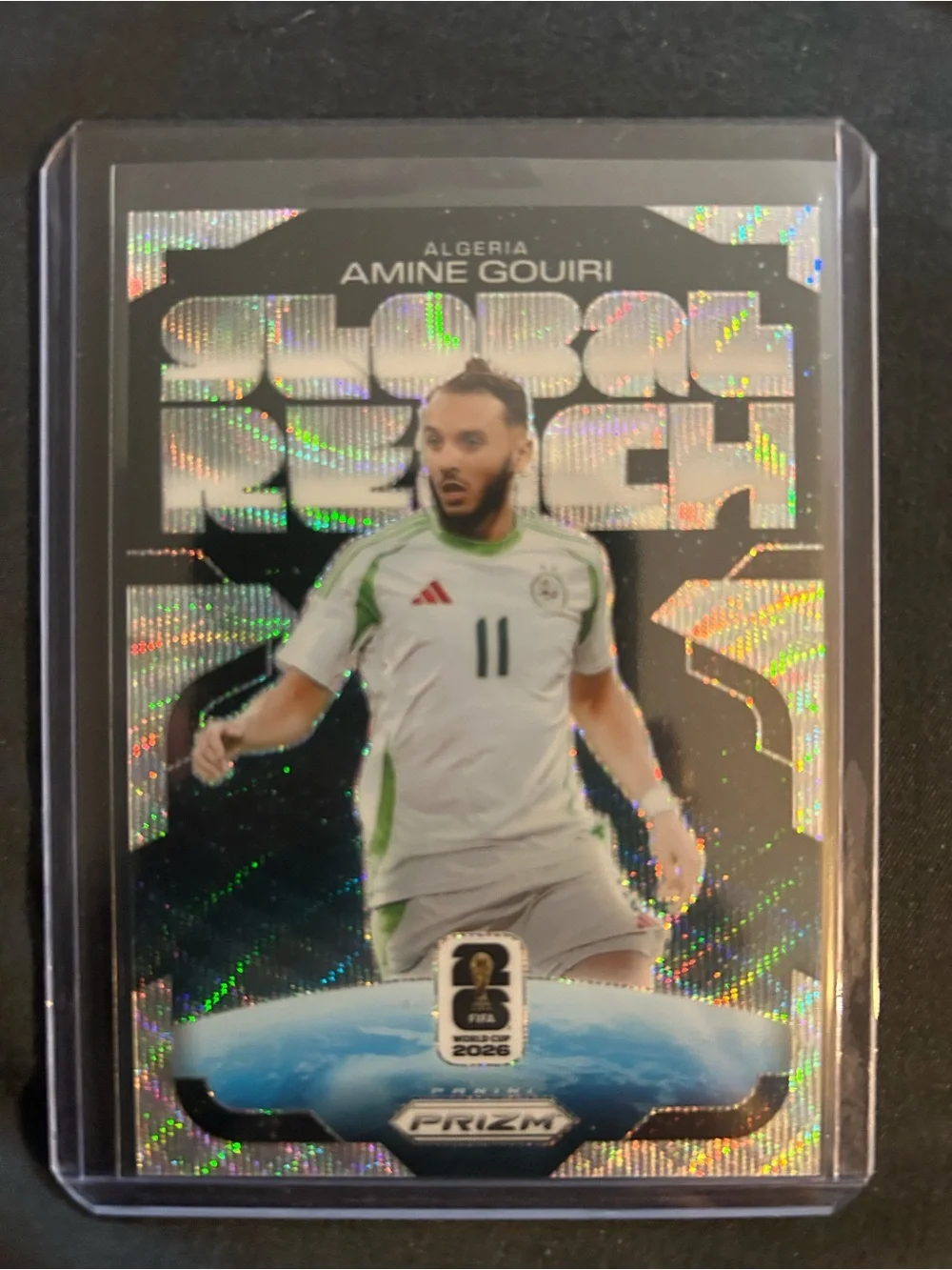 Panini Soccer Stars Amine Gouiri White and Green