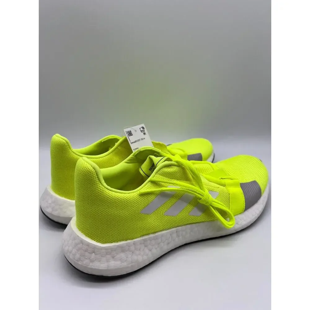 adidas Men's Senseboost GO Running Shoes Neon/Yellow Sneakers EF1580 Size 8.5
