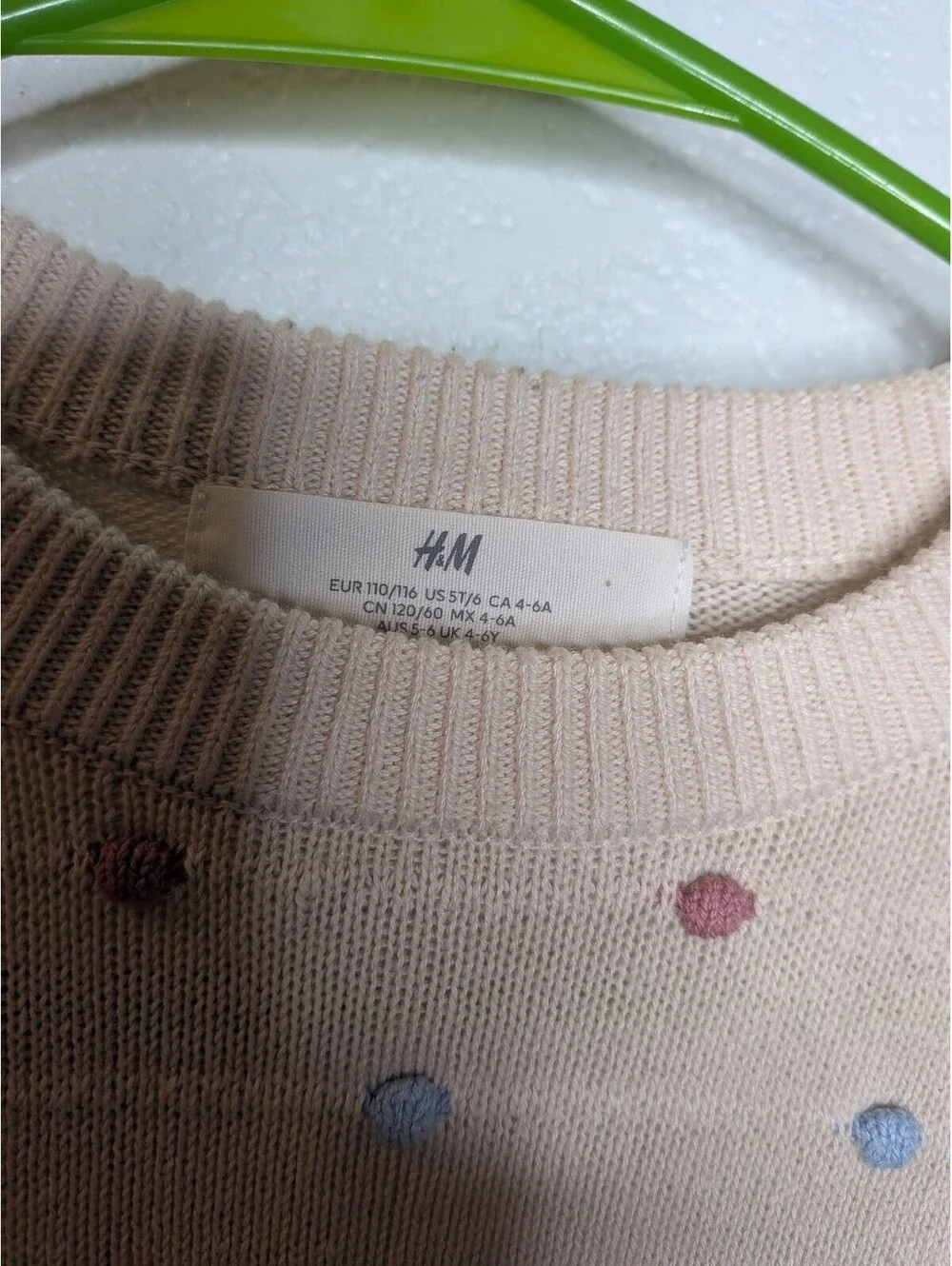 H&M beige knit