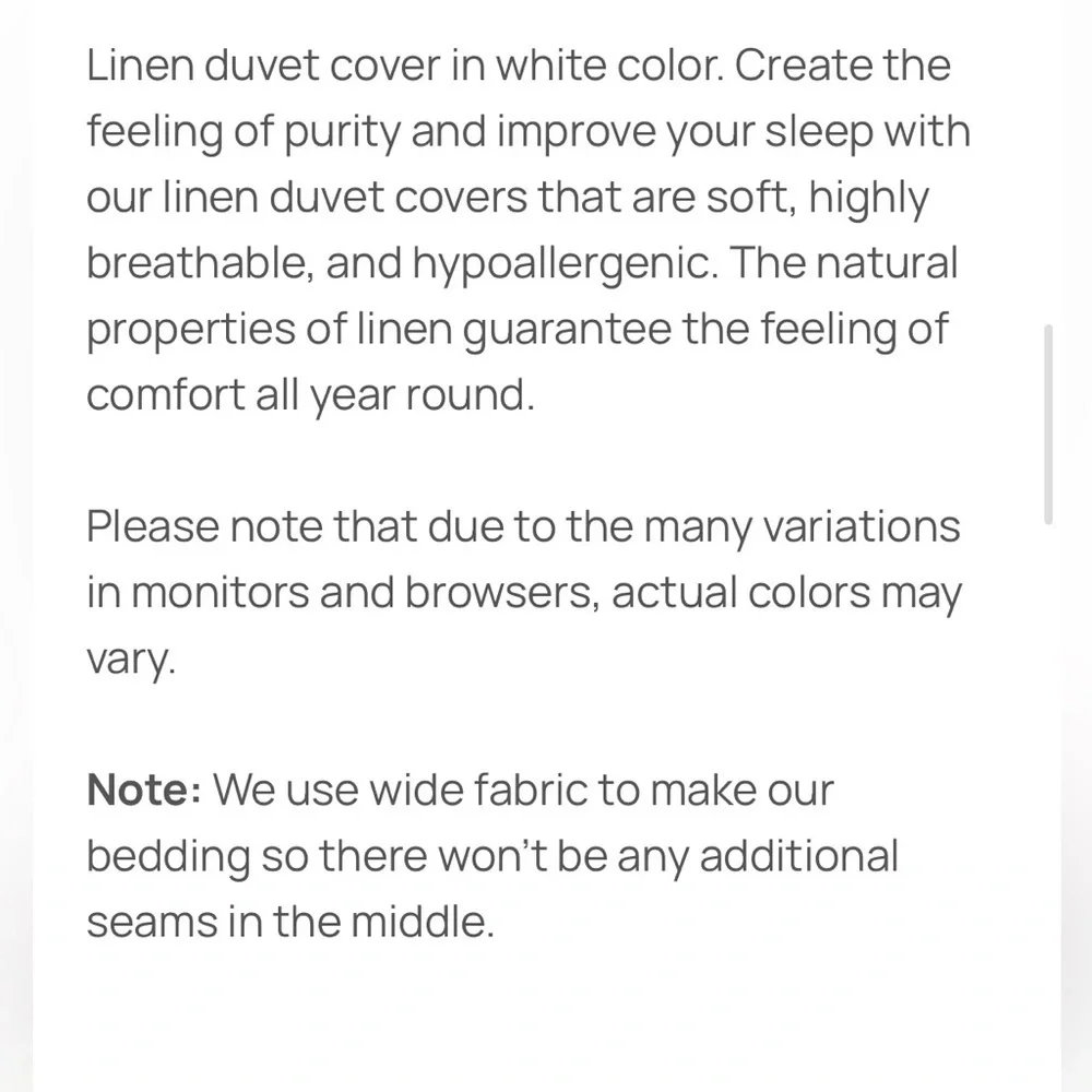 Magic Linen ivory color