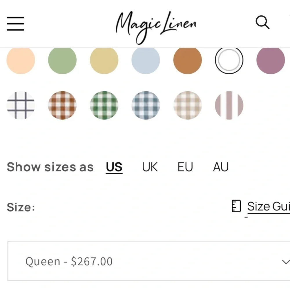 Magic Linen ivory color