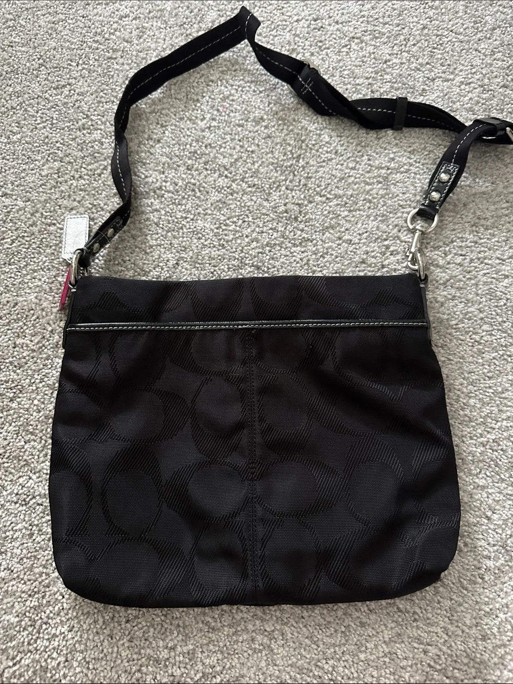 Coach sleek black