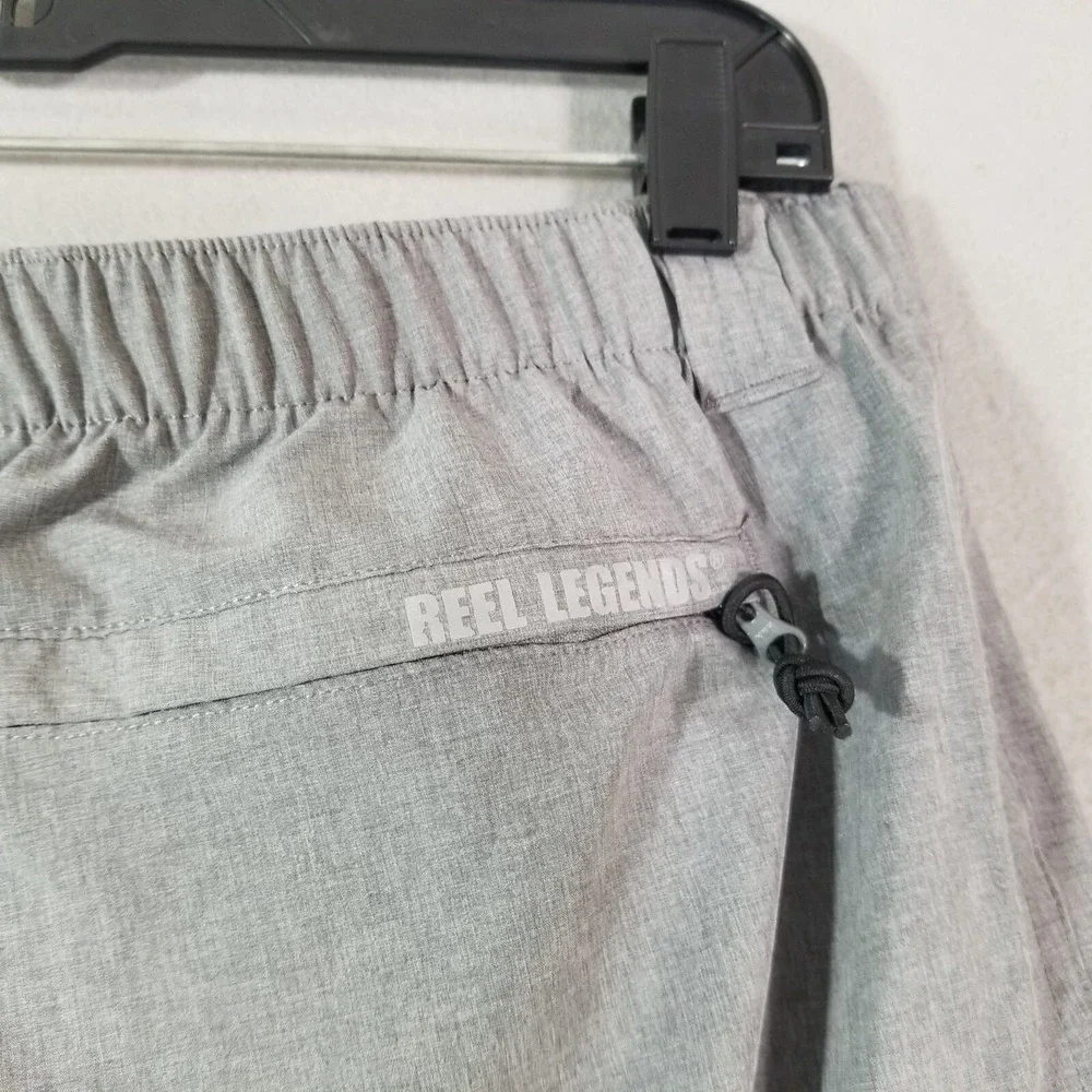 Reel Legends cargo pants‎ shorts combo men's large Gray Comfort waist outdoor