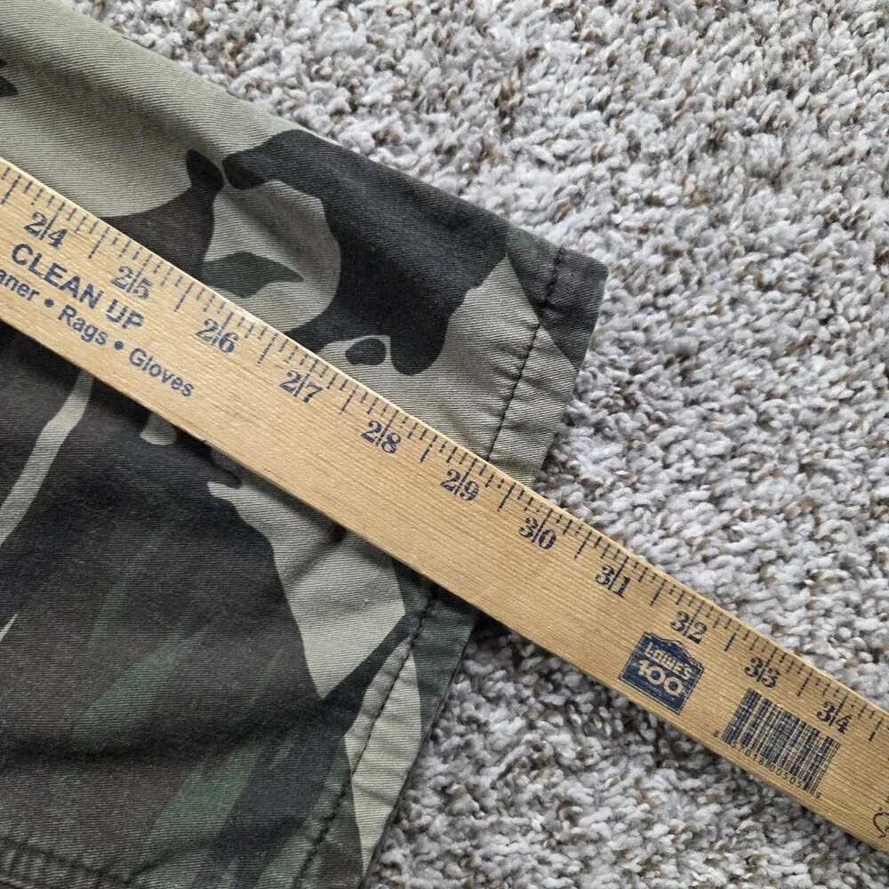 Wrangler Pants Mens 42x30 Fleece Lined Hiking Outdoors Camo Cargo