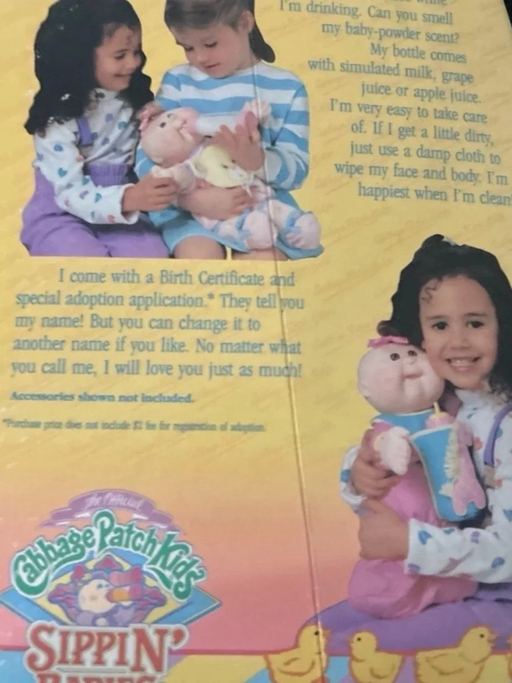Cabbage Patch Kids vintage sippin