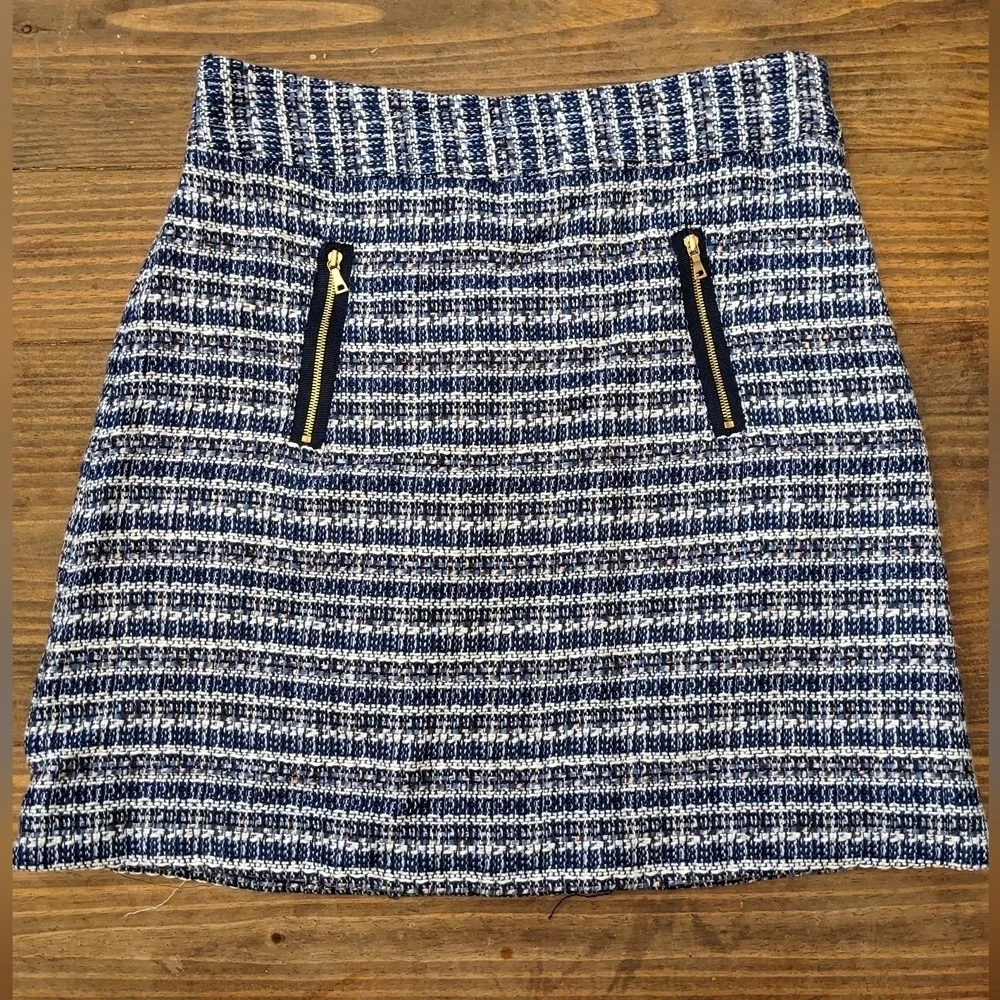 LOFT Tweed Aline Skirt