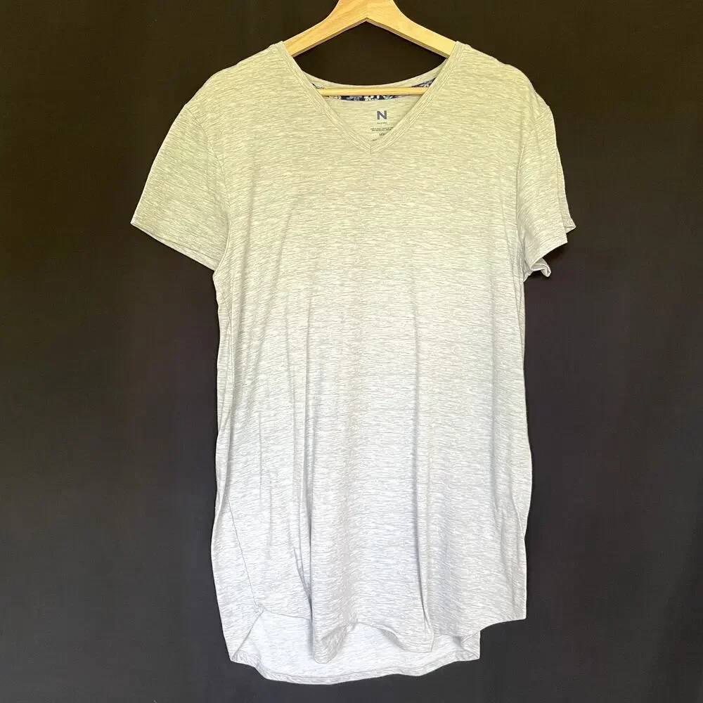 Natori grey night‎ gown sleep shirt women's size medium casual comfortable