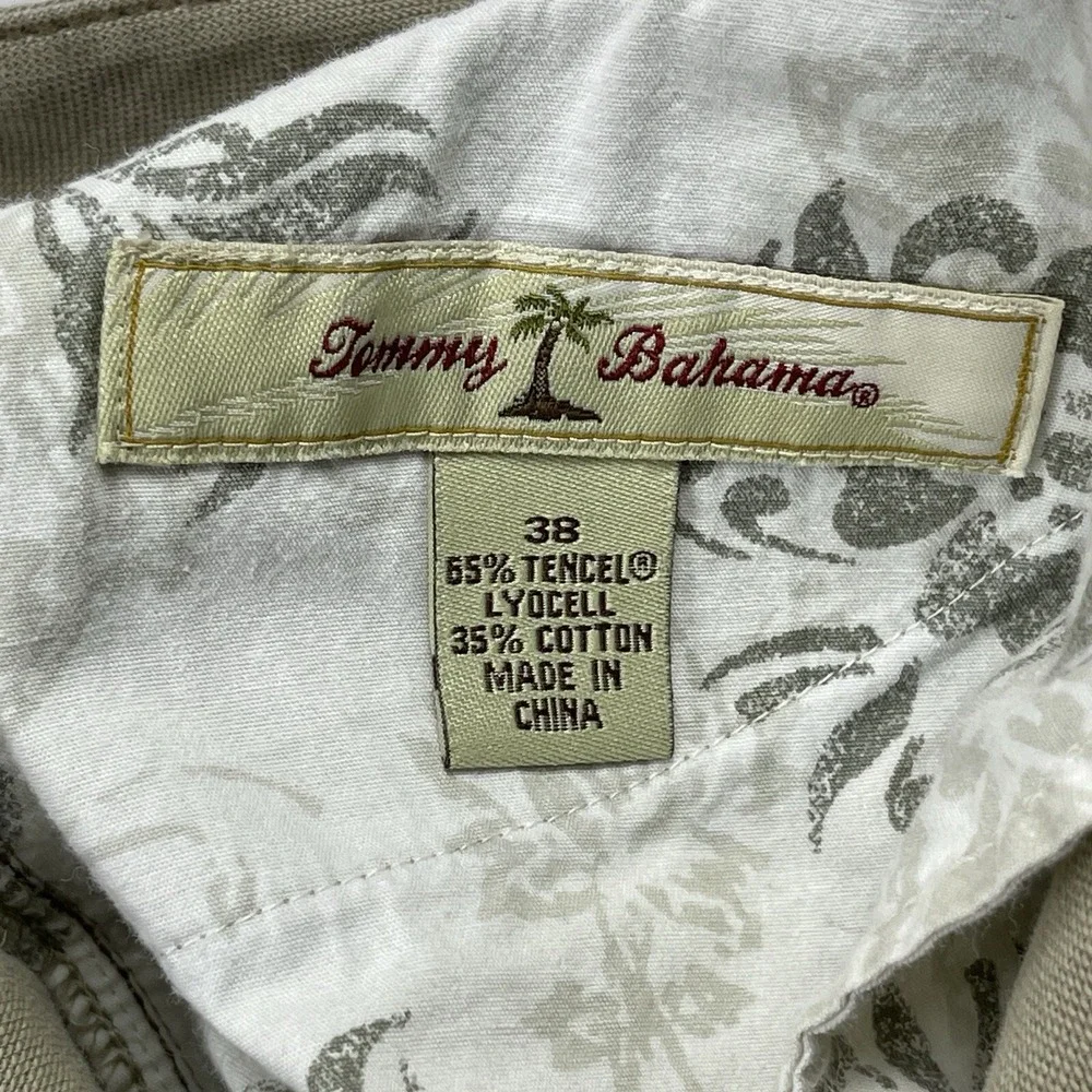 Tommy Bahama Pants Mens 38 Beige Travel Resort Beach Work Slacks‎ Trousers Work