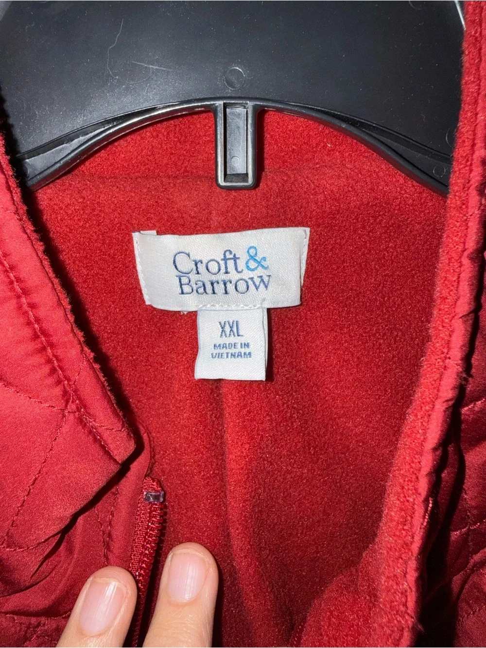 croft & barrow zip closure stand