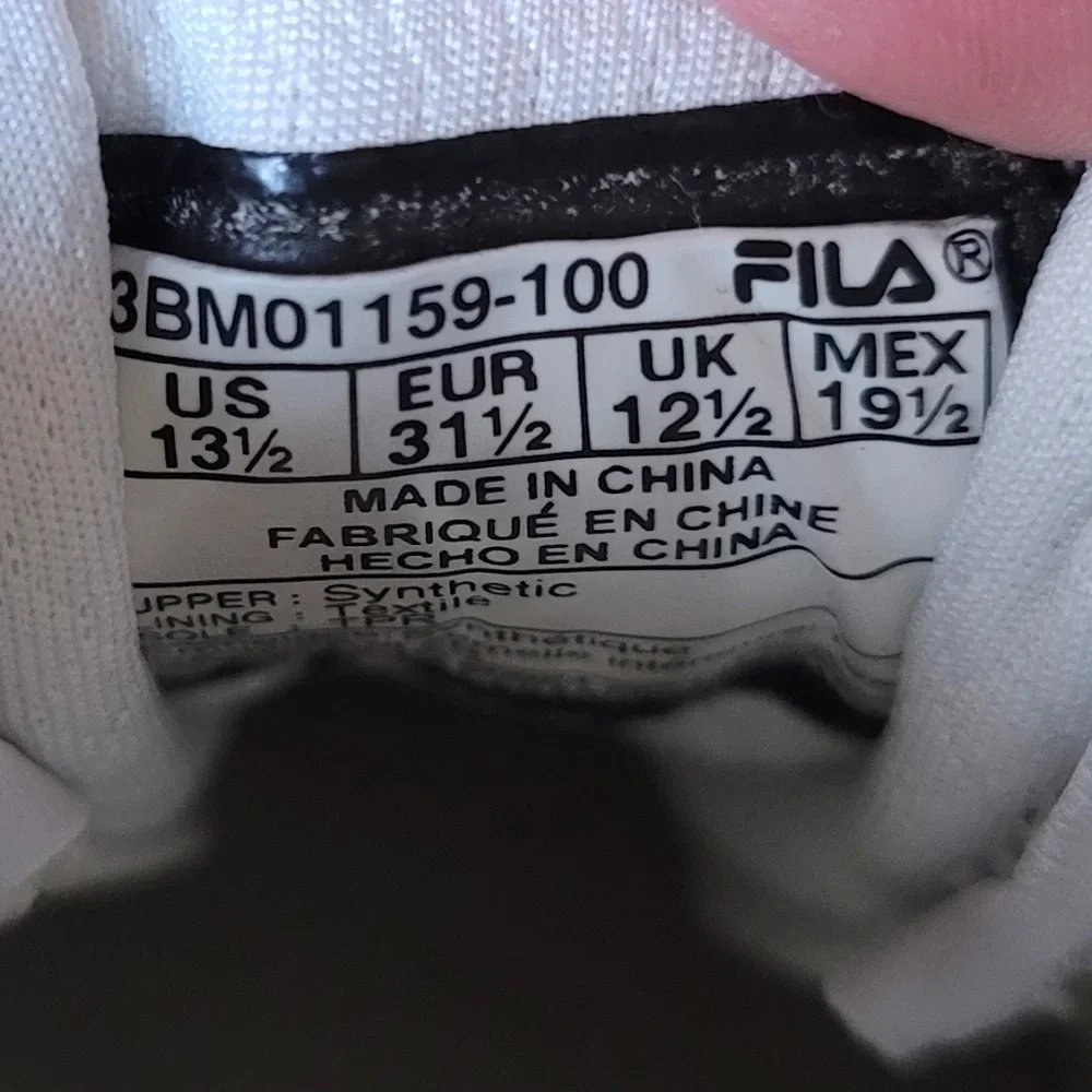 Fila worn one
