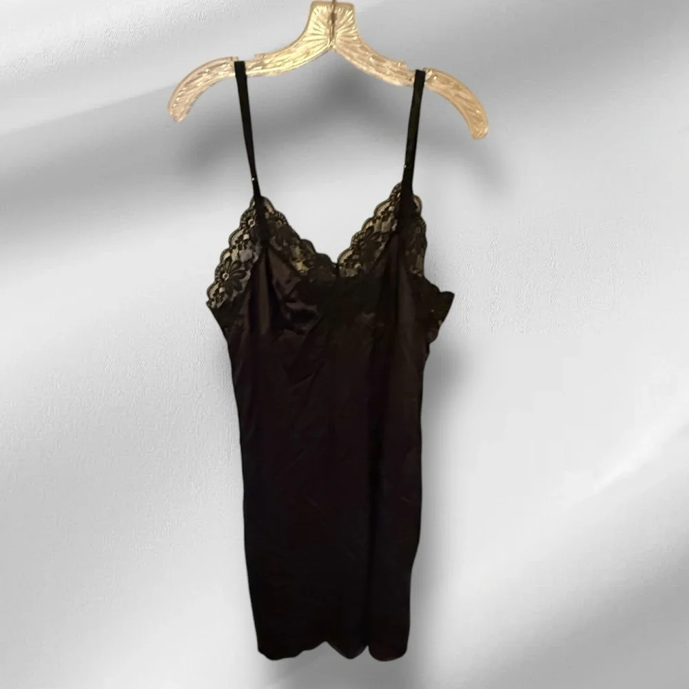 Vintage Lorraine‎ Black Full Slip