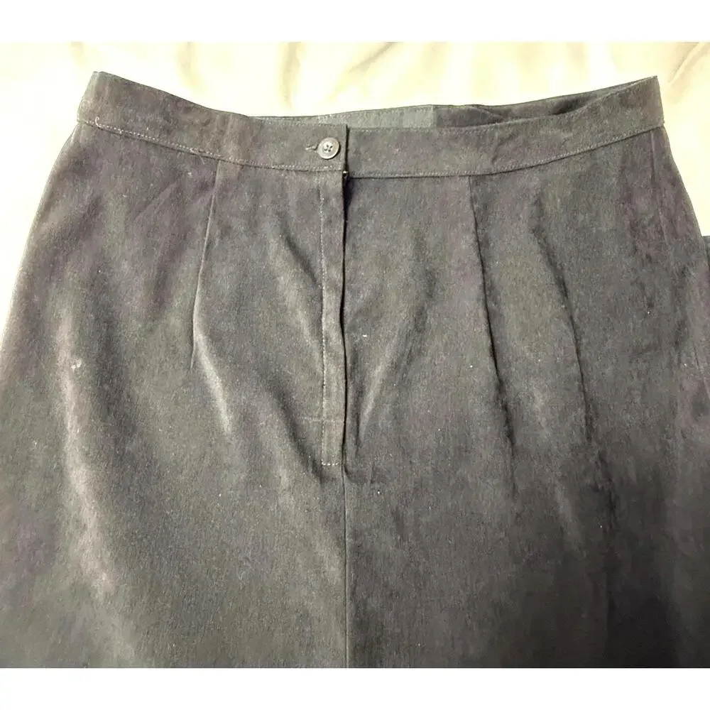 Vintage Women's Joan‎ Leslie Black Pencil Skirt Size 6P