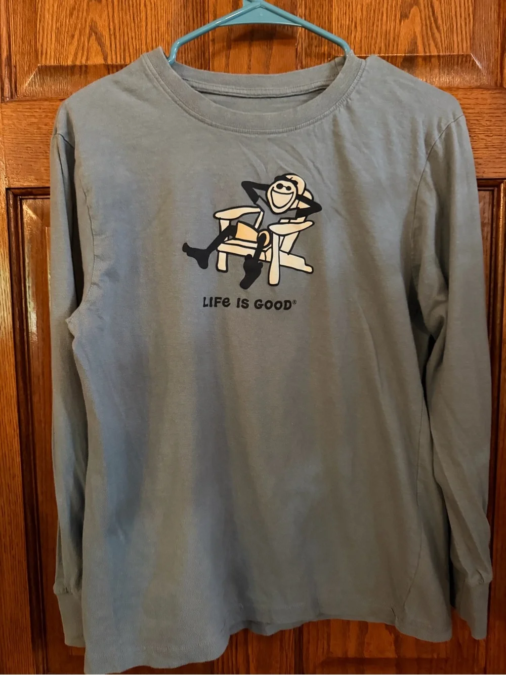Life Is Good M Pullover Shirt Sleepwear* see Photo* Long Sleeve