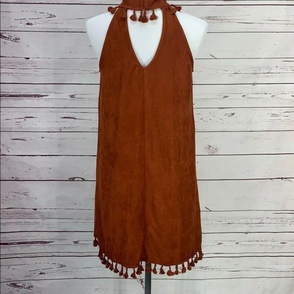 entro brown suede