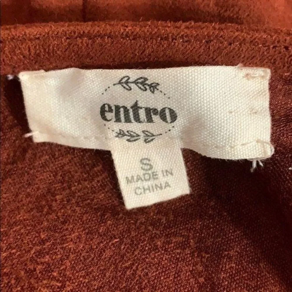 entro brown suede