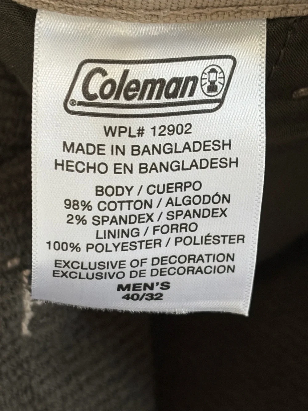 Coleman nwt men