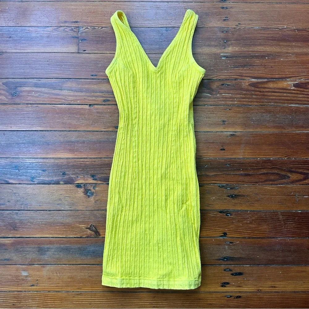 Vintage 90s Studebaker sleeveless bodycon dress 9/10